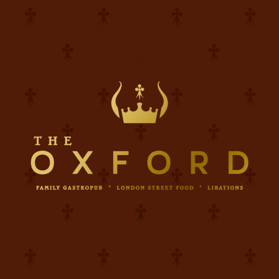 The Oxford London Gastropub identity design
